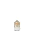 It's about RoMi Luce Pendente Verona Vetro Marrone | Adatto per 1x E27 