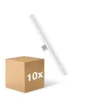 Confezione Multipack 10x Ledvance LEDinestra BASE Tubo LED  3.5W 370lm - 827 Bianco Molto Caldo | 30cm - Sostitutiva 25W