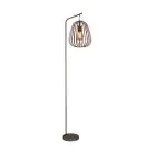 Eglo Lampada da terra Espinal Acciaio Bronzo | IP20 - Adatto per 1x E27 